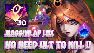 30 STACK MEJAI SOULSTEALER!! Insane damage Dark Cosmic Lux // Wild Rift (Build + Runes)