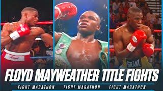 Floyd Mayweather's World Title Wins With Top Rank | FIGHT MARATHON