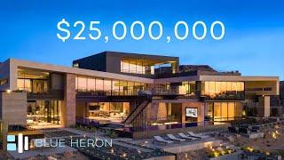 Inside a $25,000,000 Modern Masterpiece Mansion by Blue Heron | Las Vegas, NV