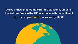 Womble Bond Dickinson launches its roadmap to achieving net zero by 2030