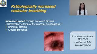 Auscultation of the lungs