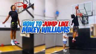 How To Get Crazy Bounce Like Mikey Williams! Secrets From Pro Dunkers  | Ryan Razooky