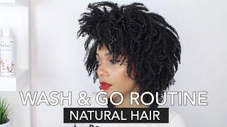 My Wash & Go Routine || Tightly-Coiled Natural Hair (4a/4b/4c)