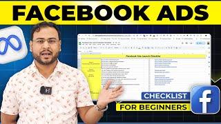 Ultimate Facebook Ads Checklist EVERY Beginner Needs! (+ Free Template) - Umar Tazkeer