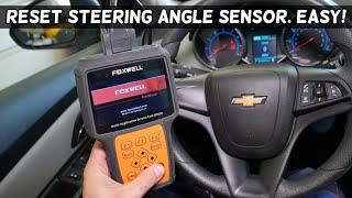 HOW TO RESET STEERING ANGLE SENSOR ON CHEVROLET, BUICK, GMC, CADILLAC, CHEVY  SAS CALIBRATION