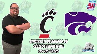 Cincinnati vs Kansas State 3/5/25 Free College Basketball Picks and Predictions | NCAAB Pick