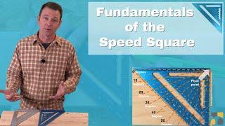 Basics of a Speed Square Lesson - Measuring and Marking Lesson Series - Trade Skills Video *UPDATED*