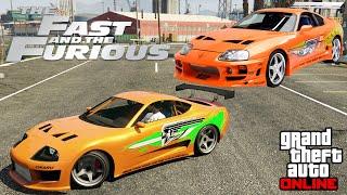 GTA 5 - F&F 1 Movie Build - Brian's Toyota Supra - Jester Classic Customization