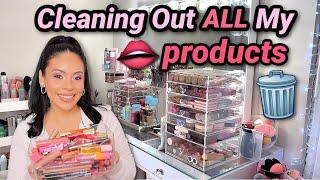 Decluttering My Entire Lip Product Collection  MAJOR END OF YEAR CLEAN OUT 