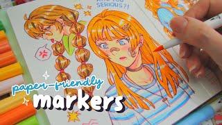 let's try out the Ohuhu paper-friendly PUPE markers 