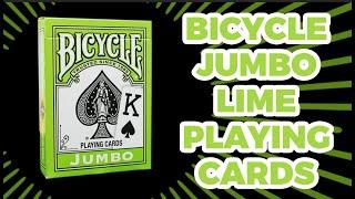 Deck Review - Bicycle Lime Green Jumbo Index Playing Cards