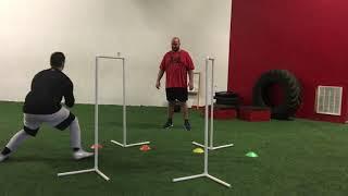 Offensive Line Drills How to Kick and Post set for Offensive Guards