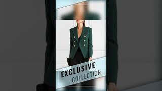 Buy Double Breasted Dark Green Blazer For Women exclusively at @lestyleparfaitkenya