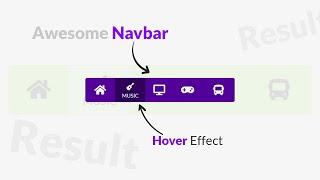 How To Make Awesome Navigation Menu Using HTML/CSS | DesignTorch
