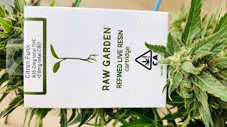 Raw Garden Live Resin Citron Funk (Indica/Hybrid) Cartridge Review