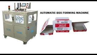 AUTOMATIC BOX FORMING MACHINE #machine #forming