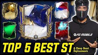 Top 5 Best Strikers in Fc Mobile & Their Cheap Beast Replacement #fcmobile