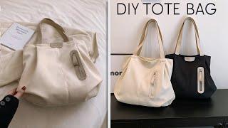 DIY Popular Design Bag From Cloth Making At Home  Front Pocket Tote Bag Idea