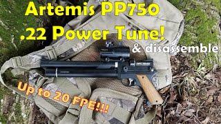 Artemis PP750 Power Level Adjustments