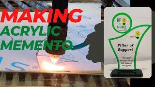 Acrylic Memento Making #Acrylic #Memento #Making | #yes2print #coimbatore