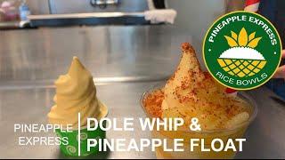 Dole whip and pineapple float