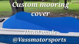 Stingray cuddy cabin restore custom mooring cover how to  @Vassmotorsports #trending #cover#viral