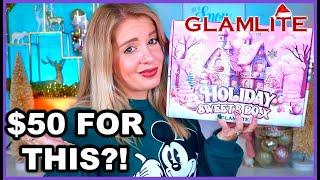 NEW! GLAMLITE HOLIDAY SWEETS MYSTERY BOX! | Is It *REALLY* valued at $130! |