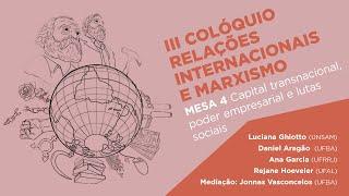 Capital transnacional, poder empresarial e lutas sociais | III Colóquio RI e Marxismo