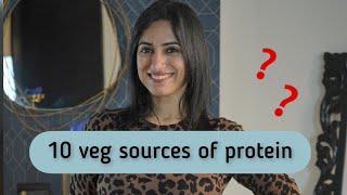 Veg sources of protein #shorts by GunjanShouts