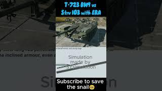 War thunder vs real life armor #41 | T-723 BM9 vs Strv 103 with ERA #warthunder  #gaming
