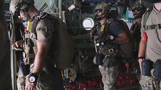 U.S. Air Force Pararescue Jump into Djibouti