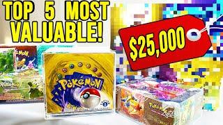 Top 5 Most Expensive Pokemon Packs Ever Made