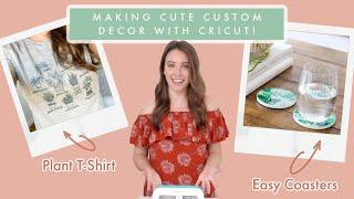 How to Use Different Cricut Materials | Infusible Ink vs Iron On and Vinyl