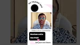 Listen to Calls. Get Paid. No Talking Work From Home Job #remotework #setyourownhours
