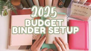  2025 BUDGET BINDER SETUP + NEW BINDERS + SAVINGS CHALLENGES | Single Mom Income