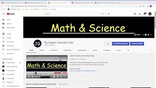 Organic Chemistry Tutor - Youtube Channel Membership