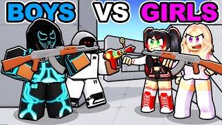 BOYS vs GIRLS Roblox Rivals!