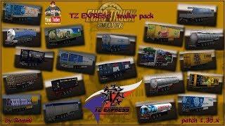 [ETS2 v1.35] TZ Trailer Pack + Owned Trailer & for Ai Traffic *Best Class Trailer*