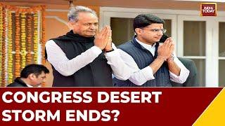 Rajasthan Politics: Congress Desert Storm Ends? | Gehlot & Pilot Meet Kharge