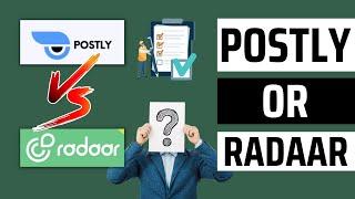 Postly VS Radaar   Social Media Schedulers Compared on Appsumo