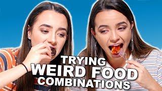 WEIRD Food Combinations People LOVE!!! - Merrell Twins