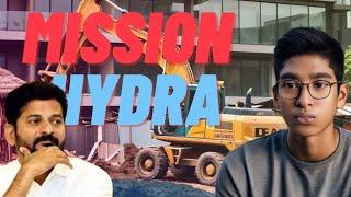 mission hydra demolishes illigal house's in hyderabad