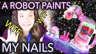 A Robot Paints my Nails because technology