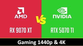 RX 9070 XT vs RTX 5070 TI