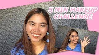 5 MINUTE MAKEUP CHALLENGE (PHILIPPINES) | ANGEL TUAZON