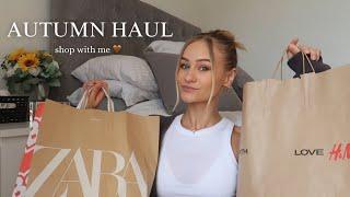 AUTUMN HAUL | H&M, Zara, Bershka, Primark | Shop with me