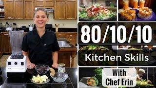 80/10/10 Kitchen Tips - How to Wet Chop