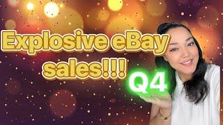 Not sure what sells on eBay? 6 weeks of 2023 Q4 eBay sales!