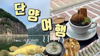 단양 여행 VLOG ㅣ한 달에 단양 두 번 가기 l 단양 팔경 l 단양=마늘 l 마늘빵, 마늘아포가토, 마늘닭강정, 마늘순댁국밥 헥헥..