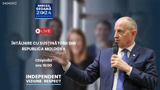 LIVE DIN CHIȘINĂU - Întâlnire cu susținătorii din Republica Moldova